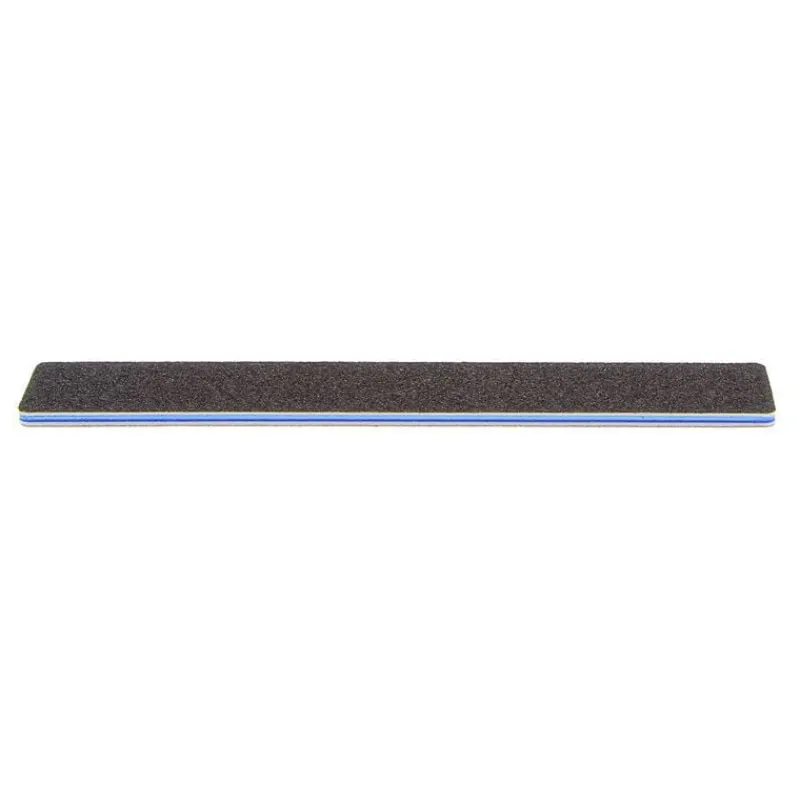 Kerasoin Professionnel Lime rectangulaire noire pour ongles naturels 100/180 : Grain moyen / fin Best