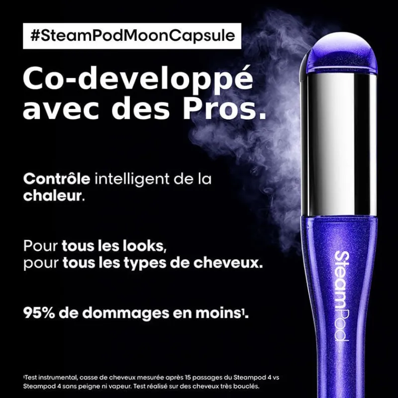 SteamPod Lisseur-boucleur Vapeur 4 en édition limitée Moon Capsule Outlet