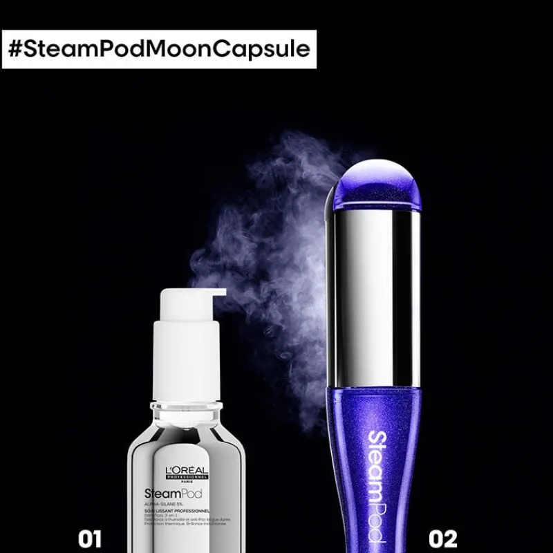 SteamPod Lisseur-boucleur Vapeur 4 en édition limitée Moon Capsule Outlet