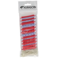 Kerasoin Professionnel Lot de 12 bigoudis permanente courts 11mm