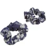 La Boutique du Coiffeur Lot de 2 chouchou bandana bleu Outlet