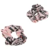 La Boutique du Coiffeur Lot de 2 chouchou bandana rose Hot