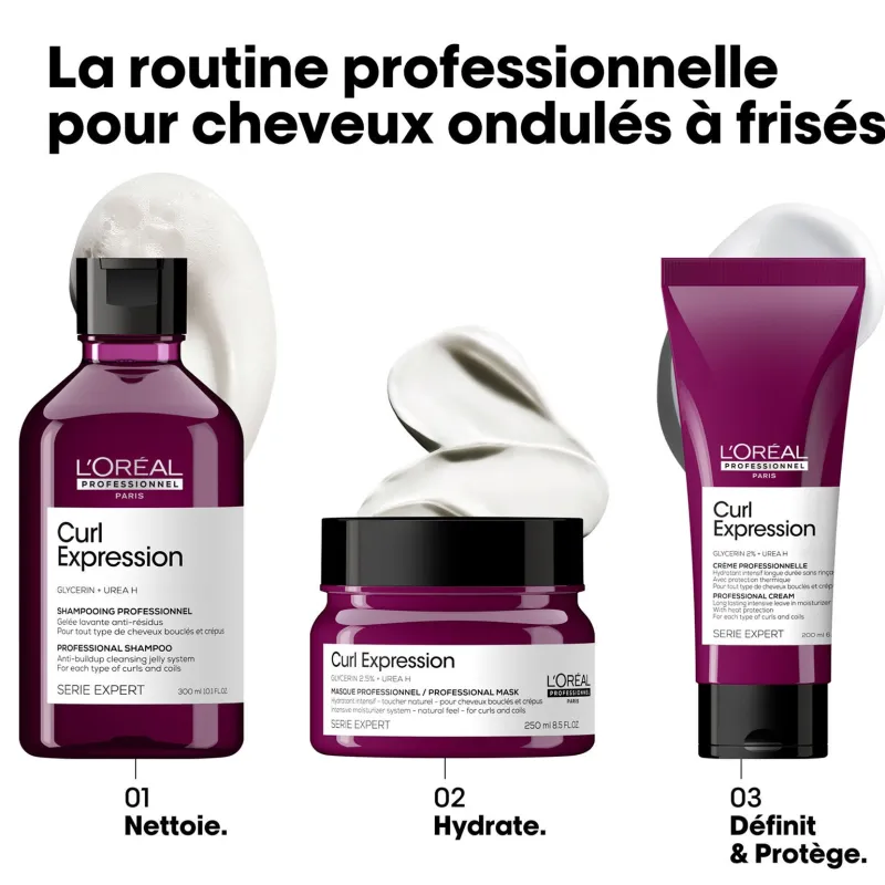 L’Oréal Professionnel Paris Masque hydratant intensif pour cheveux bouclés Curl Expression 250ml Clearance