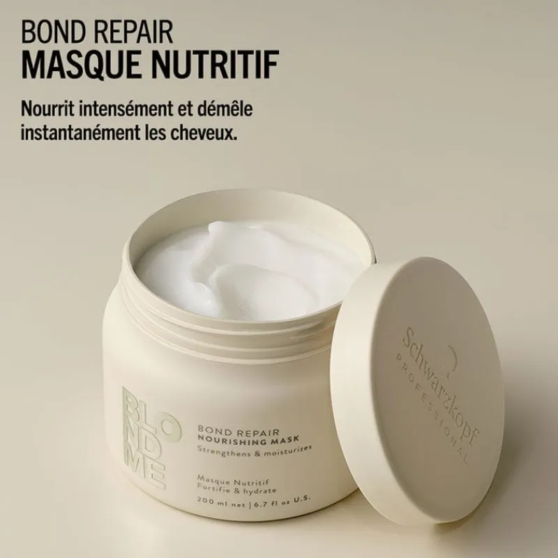 Schwarzkopf Professional Masque nutritif Blondme Bond Repair New