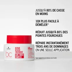 Schwarzkopf Professional Masque pour cheveux abîmés BC Repair Rescue 200ml Discount