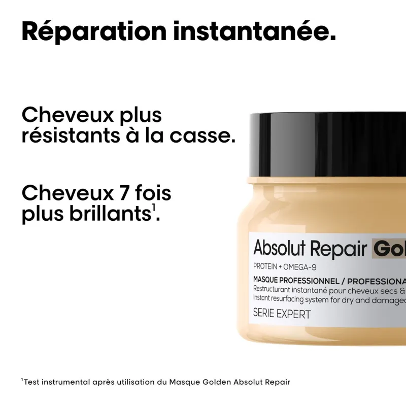 L’Oréal Professionnel Paris Masque restructurant léger Absolut Repair Gold 250 ml Outlet