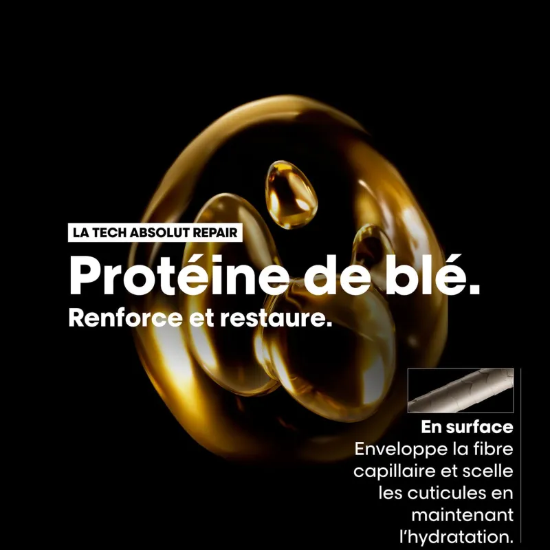 L’Oréal Professionnel Paris Masque restructurant léger Absolut Repair Gold 250 ml Outlet