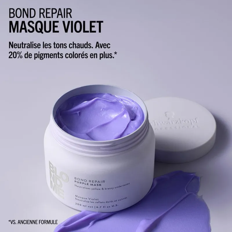 Schwarzkopf Professional Masque violet Blondme Bond Repair Neutralisant New