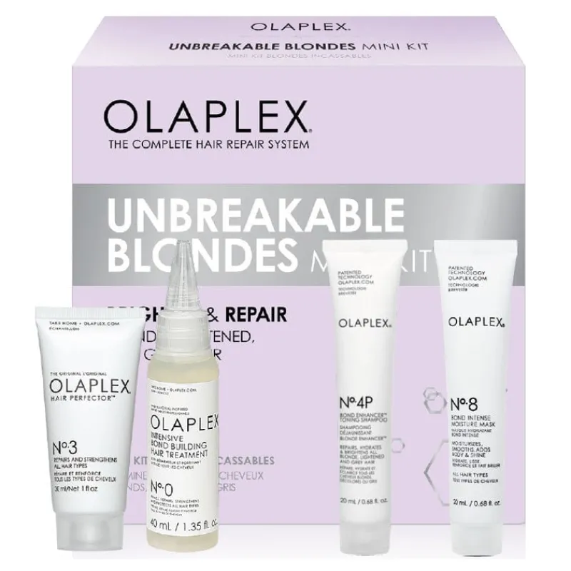 Olaplex Mini kit pour cheveux blonds incassables Outlet