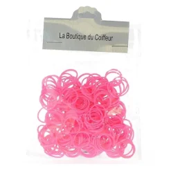 La Boutique du Coiffeur Mini élastiques caoutchouc lot de 240 rose Online