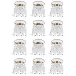 La Boutique du Coiffeur Mini pinces croco transparents 1cm Online