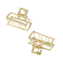 La Boutique du Coiffeur Mini pinces métal dorées Discount