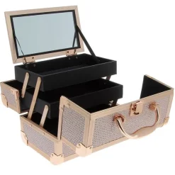La Boutique du Coiffeur Mini Valise à main Rose Gold Outlet