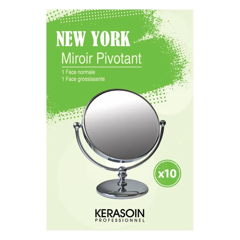 Kerasoin Professionnel Miroir double face sur pied grossissant x 10 New York Discount