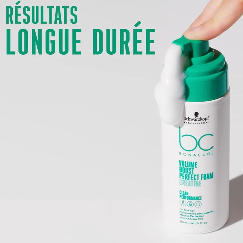 Schwarzkopf Professional Mousse perfection pour cheveux fins BC Volume Boost Hot