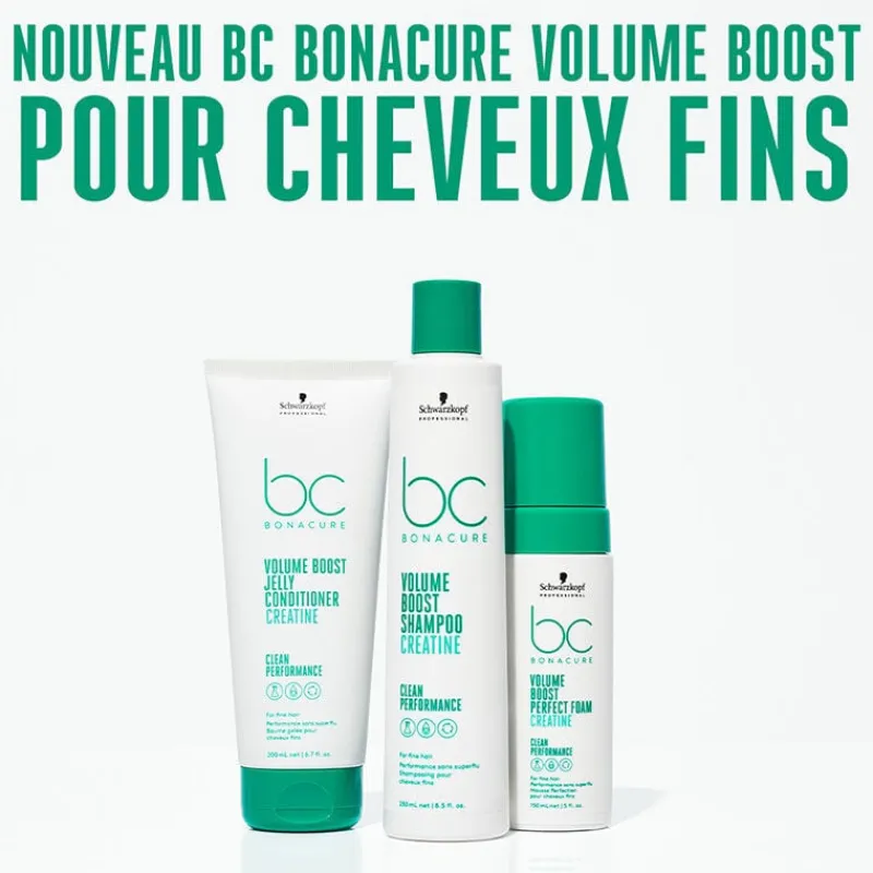 Schwarzkopf Professional Mousse perfection pour cheveux fins BC Volume Boost Hot