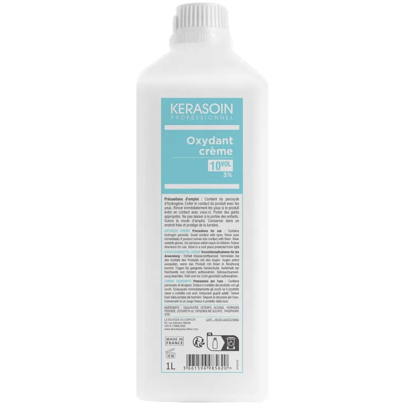 Kerasoin Professionnel Oxydant crème 10 volumes 3% 1000ml