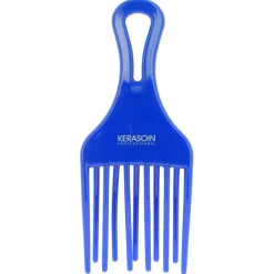 Kerasoin Professionnel Peigne afro vague bleu Online