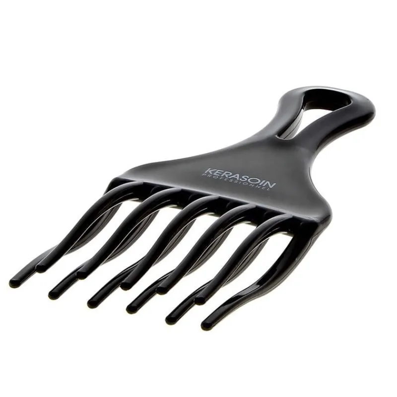 Kerasoin Professionnel Peigne afro vague noir Online