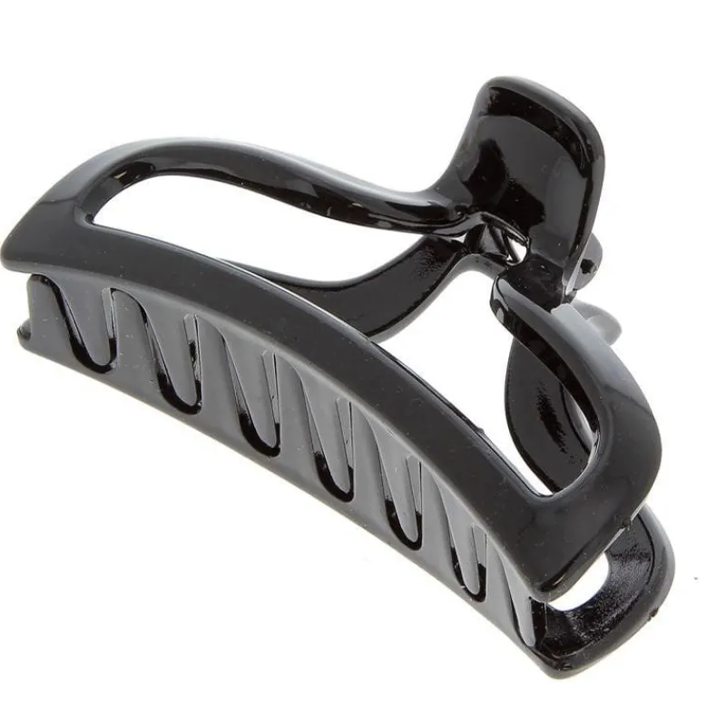 La Boutique du Coiffeur Pince à cheveux ajourée noir New