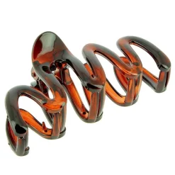 La Boutique du Coiffeur Pince croco plastique zigzag écaille Clearance