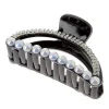 La Boutique du Coiffeur Pince croco strass et perles demi lune Online