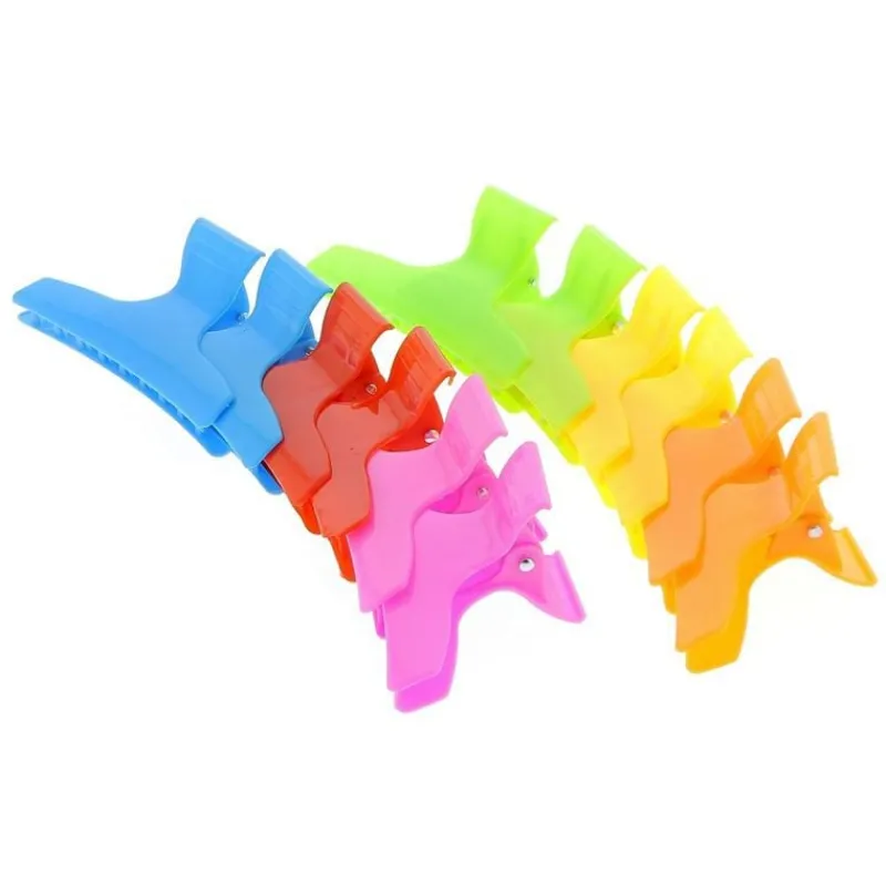 Pince croco x 12 Multicolore Outlet