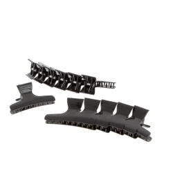 Pince croco x 12 Noir