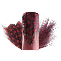 Peggy Sage Plumes Nail Art rouge
