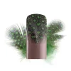 Peggy Sage Plumes Nail Art vert New