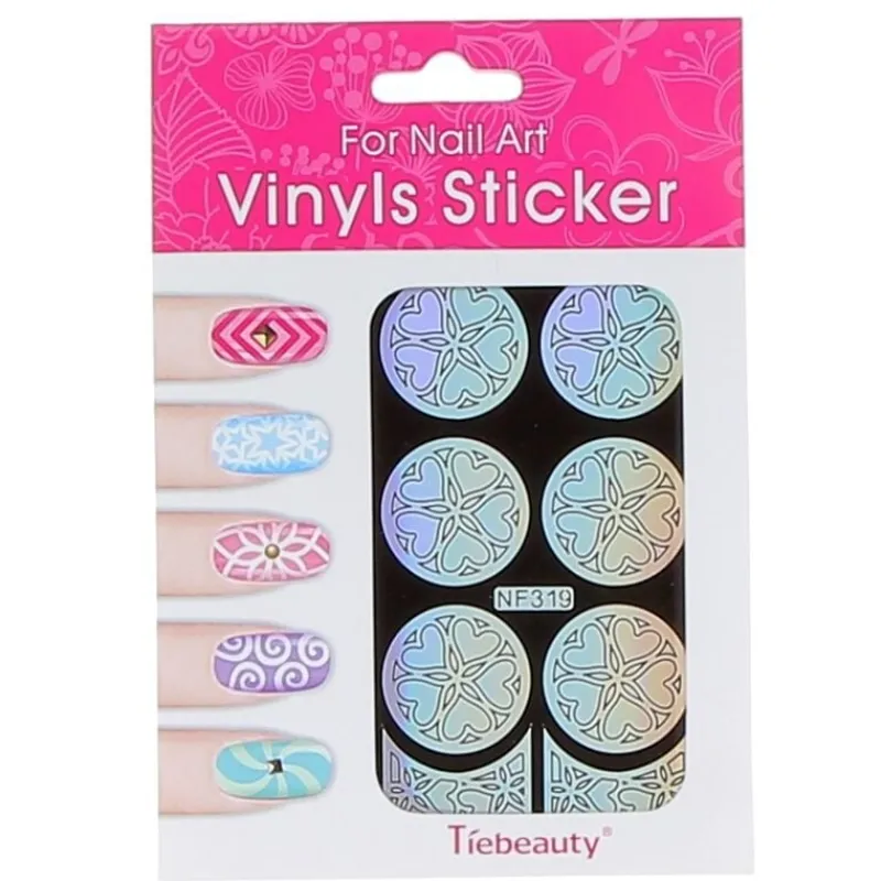 Pochoir vinyl coeur pour ongles New