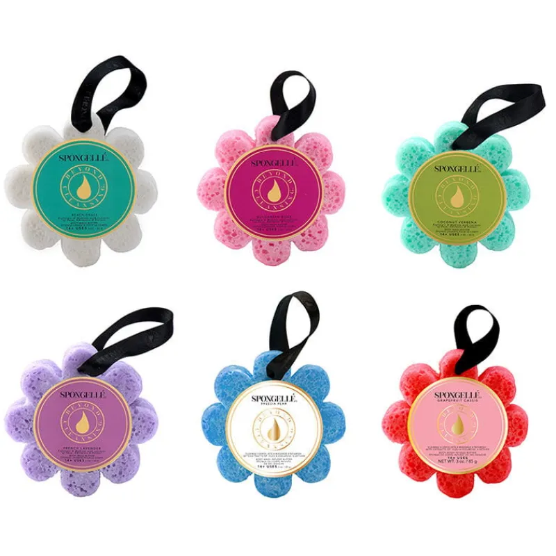 Spongellé Éponge de bain infusée freesia poire New