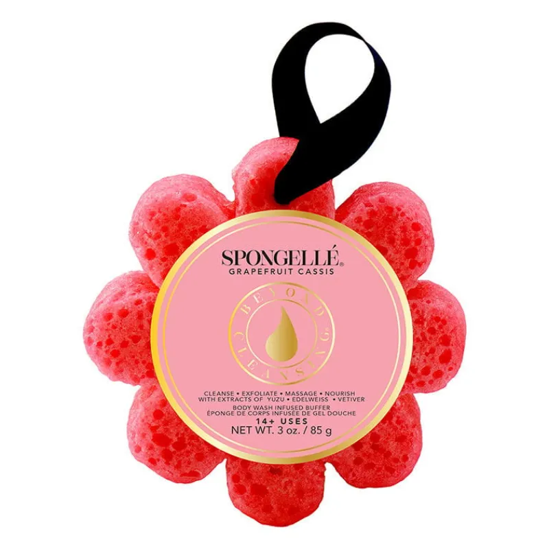 Spongellé Éponge de bain infusée pamplemousse cassis Hot