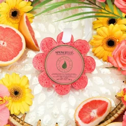 Spongellé Éponge de bain infusée pamplemousse cassis Hot