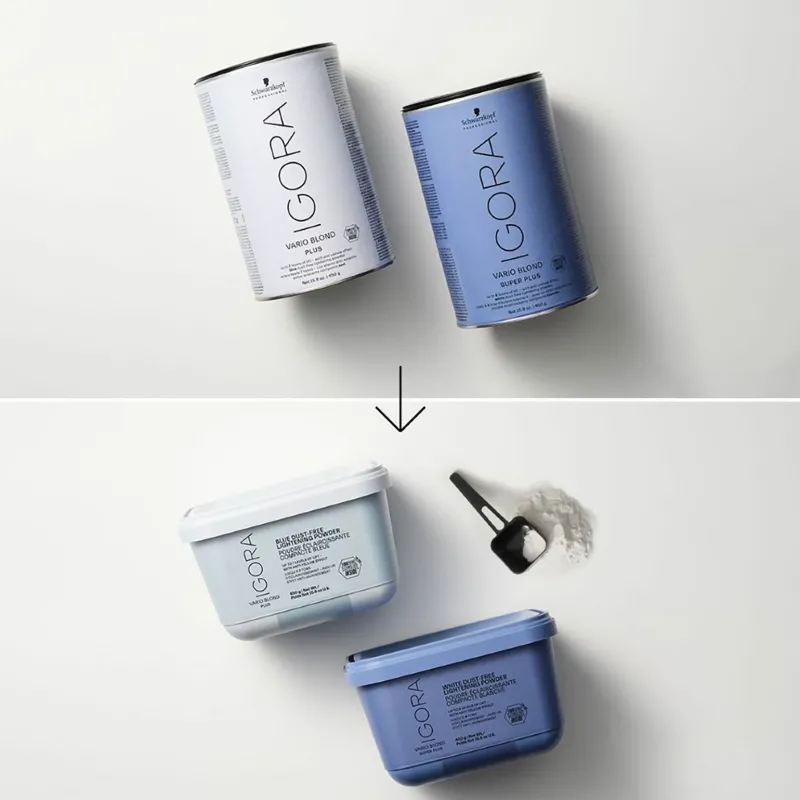 Schwarzkopf Professional Poudre éclaircissante compacte blanche Igora Vario Blond Super +