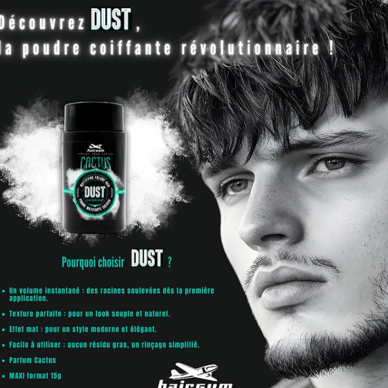 Hairgum Poudre matifiante texturisante Dust Cactus Discount