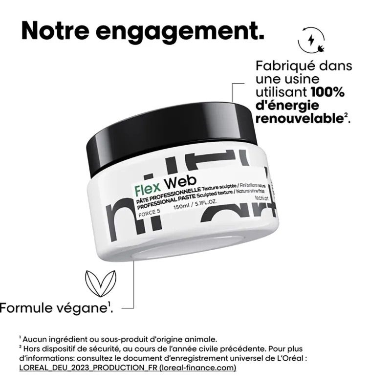 L’Oréal Professionnel Paris Pâte texture sculptée Flex Web Tecni.Art Outlet