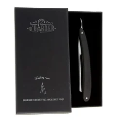 Jacques Seban Rasoir coupe-chou manche en bois d'ébène lame acier extra dur O'Barber Sale