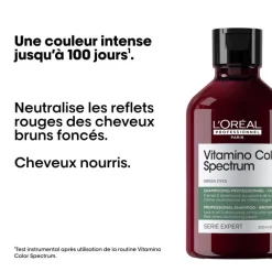 L’Oréal Professionnel Paris Rituel neutralisant Vitamino Color Spectrum cheveux bruns, anti-rouge New