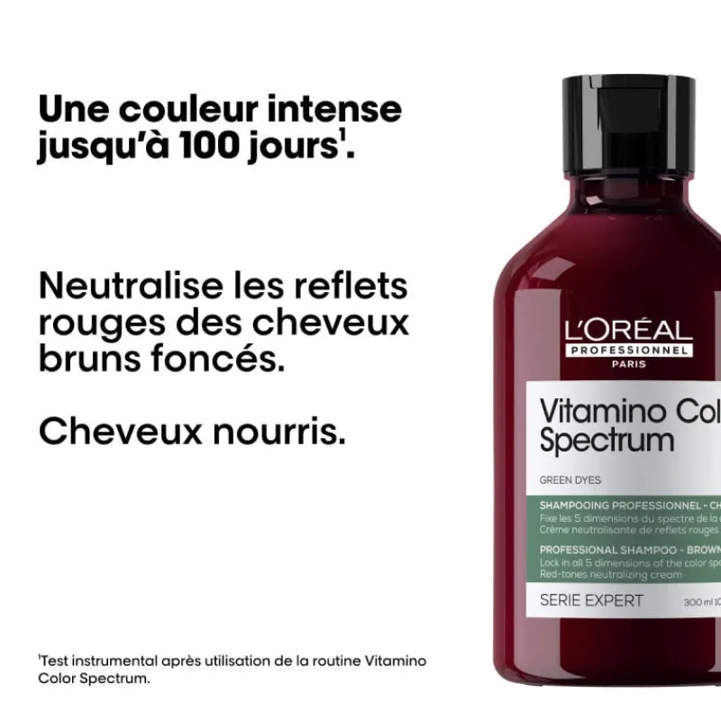L’Oréal Professionnel Paris Rituel neutralisant Vitamino Color Spectrum cheveux bruns, anti-rouge New