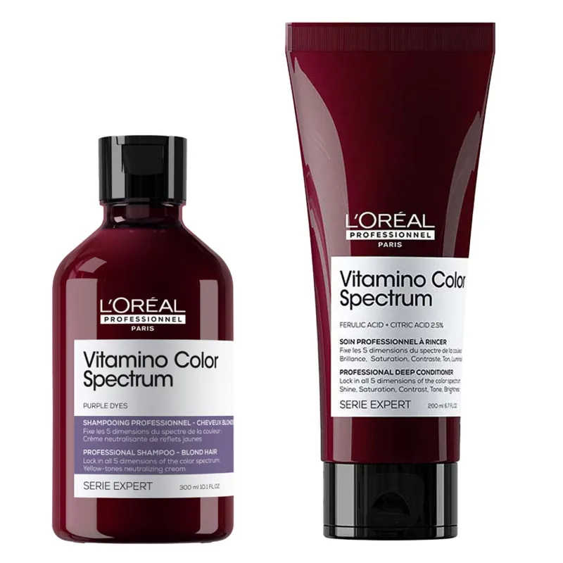 L’Oréal Professionnel Paris Rituel neutralisant Vitamino Color Spectrum cheveux blonds, anti-jaune Clearance