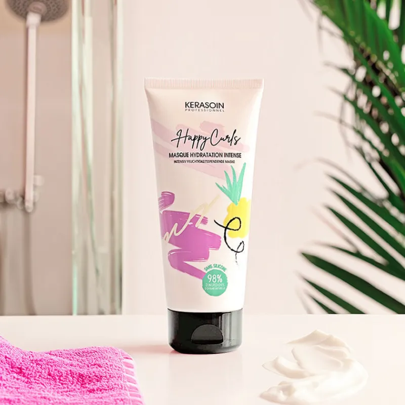 Kerasoin Professionnel Rituel nourrissant cheveux bouclés Happy Curls Discount