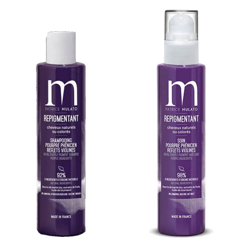 Patrice Mulato Rituel repigmentant shampooing + soin pourpre phénicien Outlet