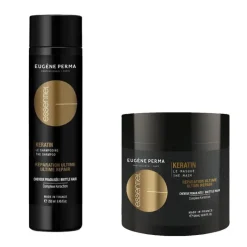 Eugene Perma Professionnel Rituel réparateur shampooing et masque Essentiel Keratin shampooing 250ml + masque 500ml Sale