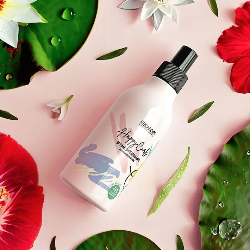 Kerasoin Professionnel Routine cheveux crépus Happy Curls Hot