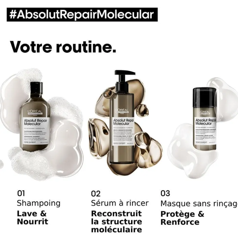 L’Oréal Professionnel Paris Routine réparatrice Absolut Repair Molecular Hot