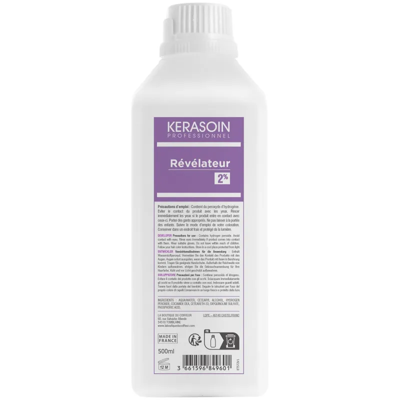 Kerasoin Professionnel Révélateur 2% 500 ml Outlet