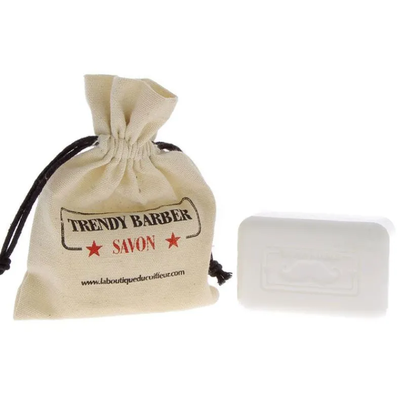 Trendy Barber Savon mains et corps savon + pochon Best