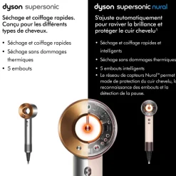 Dyson Sèche-cheveux Supersonic Nural cheveux bouclés frisés New