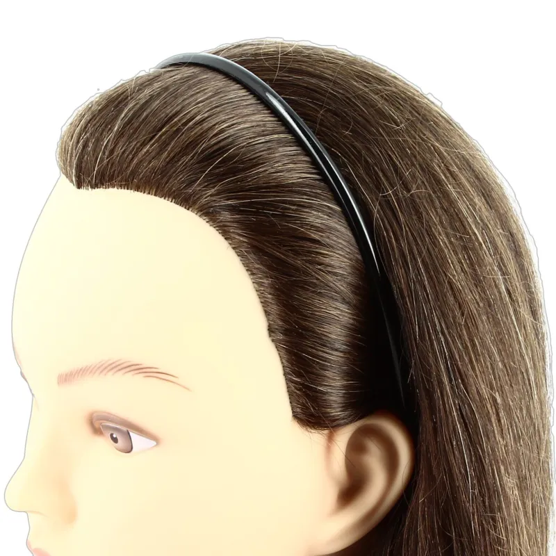 La Boutique du Coiffeur Serre-tête fin noir Sale